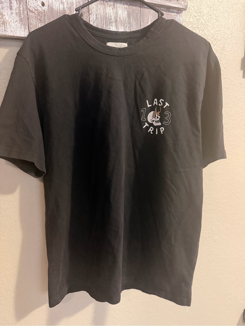 Last Trip Women's Black Graphic Short Sleeve Tee